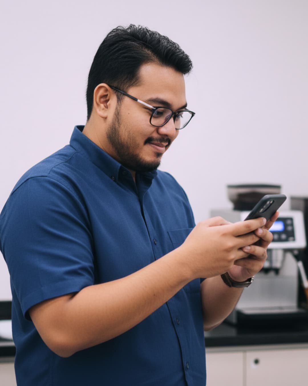 Person browsing counsellor profiles to find the right match